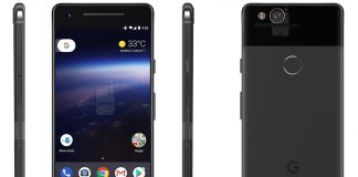 Google Pixel 2 Snapdragon 836 render