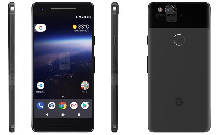 Google Pixel 2 Snapdragon 836 render