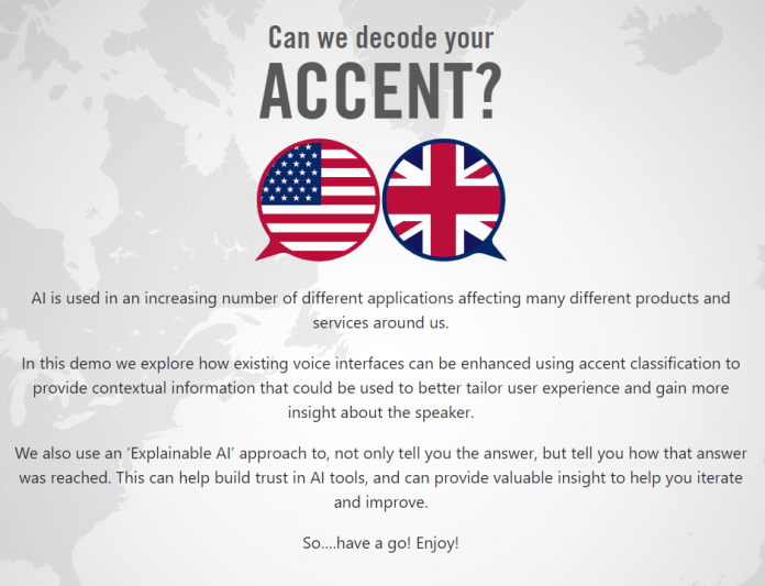 accent Artificial intelligence AI