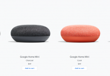 Google home mini aqua