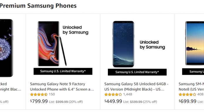 Black friday deals on samsung devices amazon